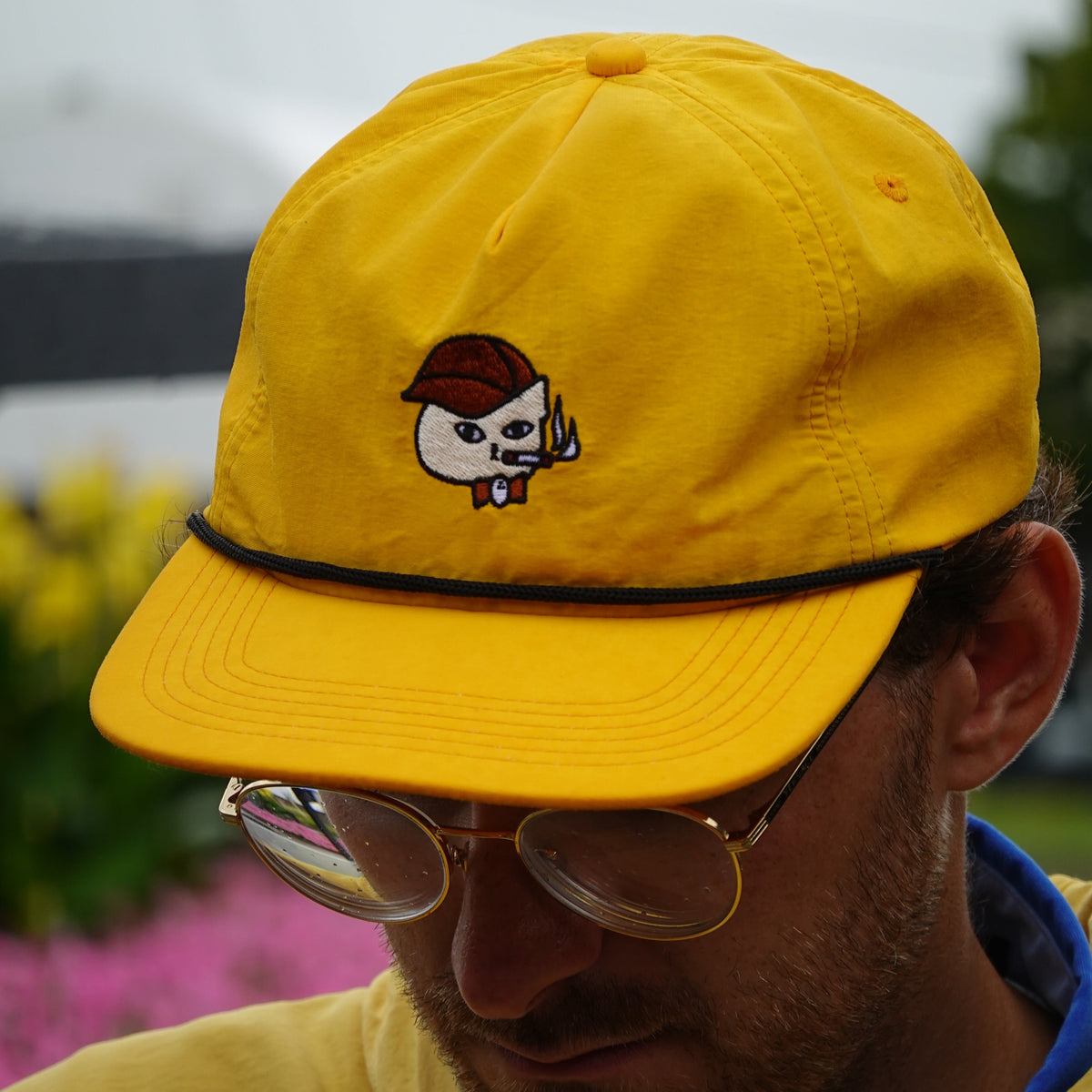 Cool Cat Nylon Snapback - Marigold
