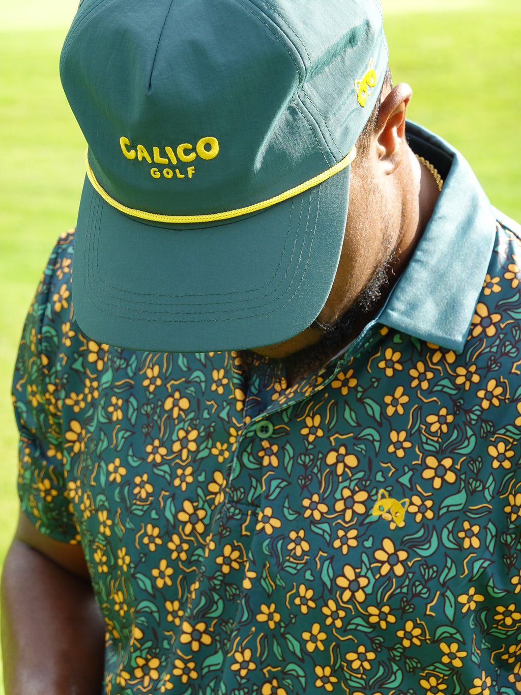 Nylon Snapback - Pine